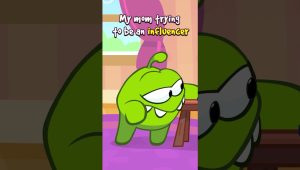 كيف يتصرف المؤثرون على إنستغرام؟ 📱 رسوم متحركة للأطفال 💥 Cut The Rope #omnom #shorts #omnom