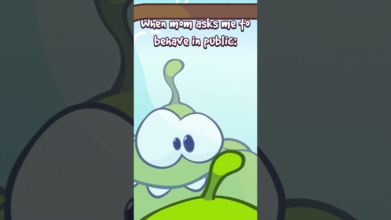 أمي تطلب التصرف في الأماكن العامة 👾 الرسوم المتحركة للأطفال 🎬 Cut The Rope